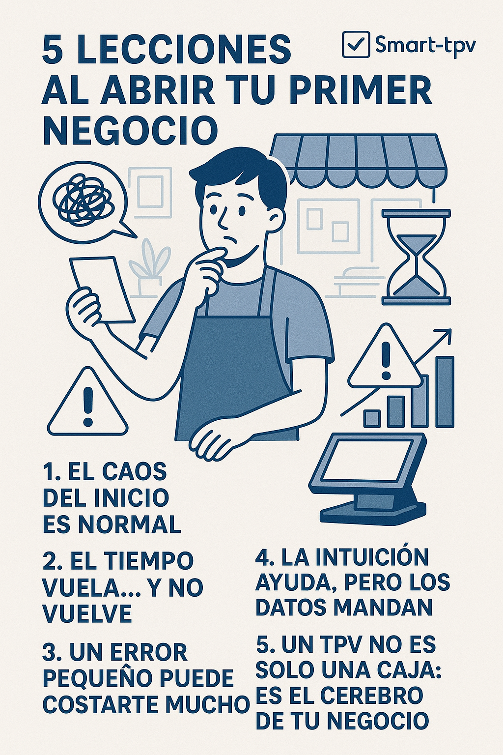 Las 5 cosas que muchos emprendedores aprenden al abrir su primer negocio (y que nadie les contó)